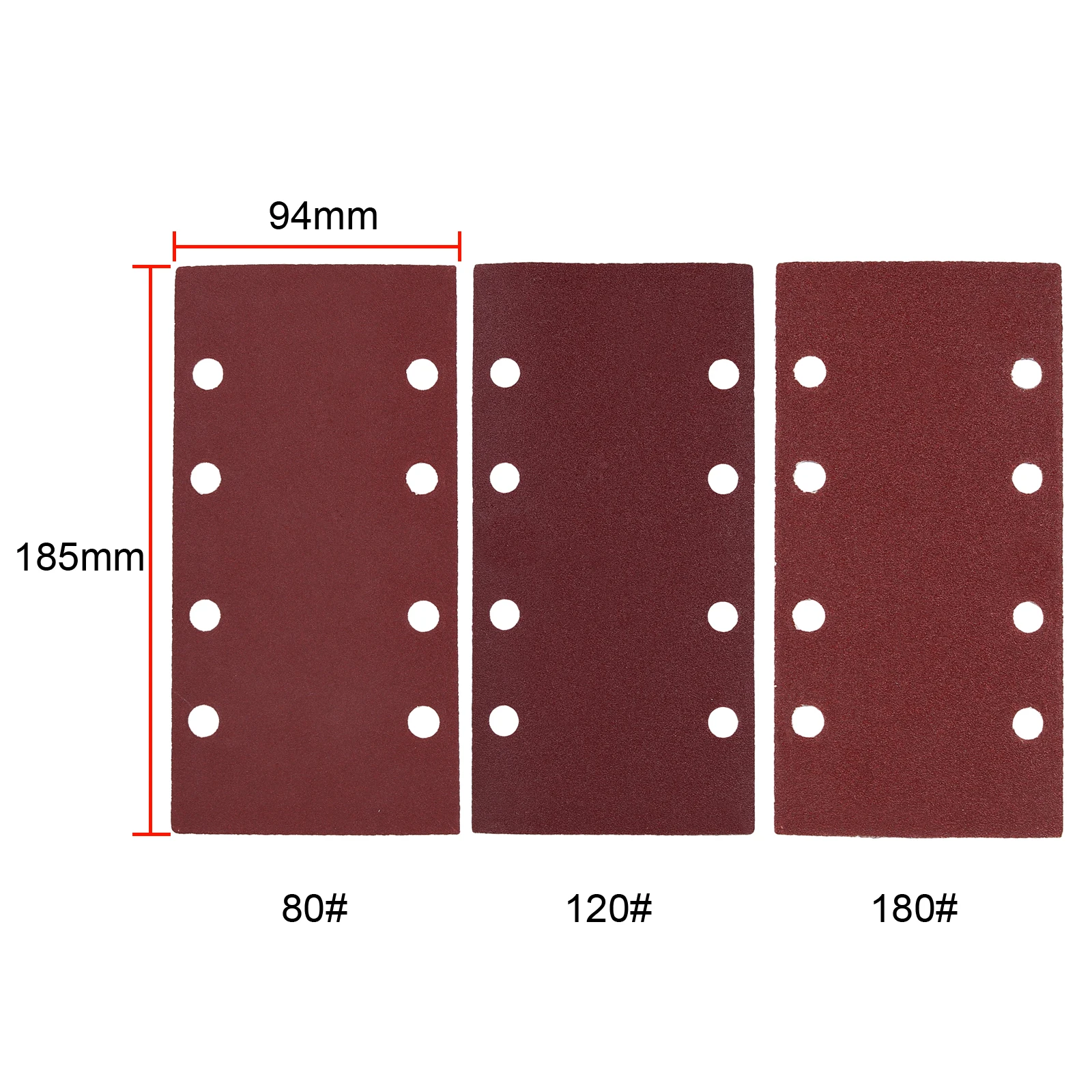 30 шт. наждачные Бумажные Прокладки для шлифовальных машин 80-120 мм | Инструменты