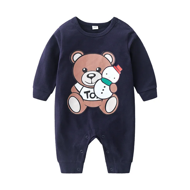 Новинка 2020 модная детская одежда с круглым вырезом и мультипликационным