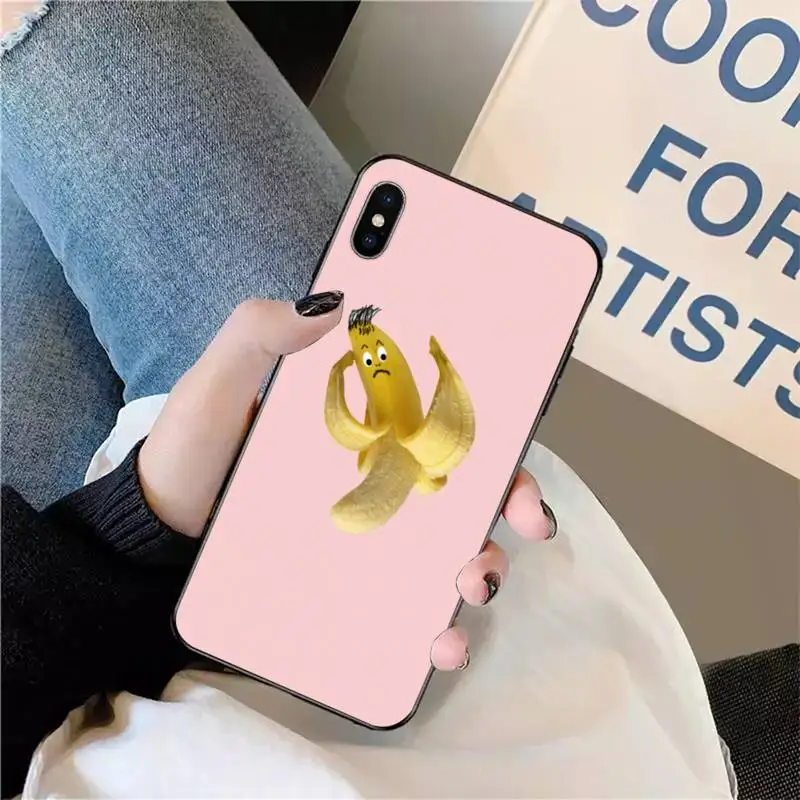 

Banana funny Phone Case for iPhone 11 12 pro XS MAX 8 7 6 6S Plus X 5S SE 2020 XR mini