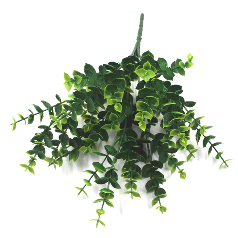 

Artificial Plants Green Grass Fake Plants Plastic Flower Simulation Green Grass Desktop Decor for Garden Outdoor Decoration