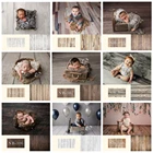 Фон для фотосъемки в деревенском стиле деревянная доска Фотофон текстура Новорожденный ребенок портрет фотозона деревянный пол фото фон
