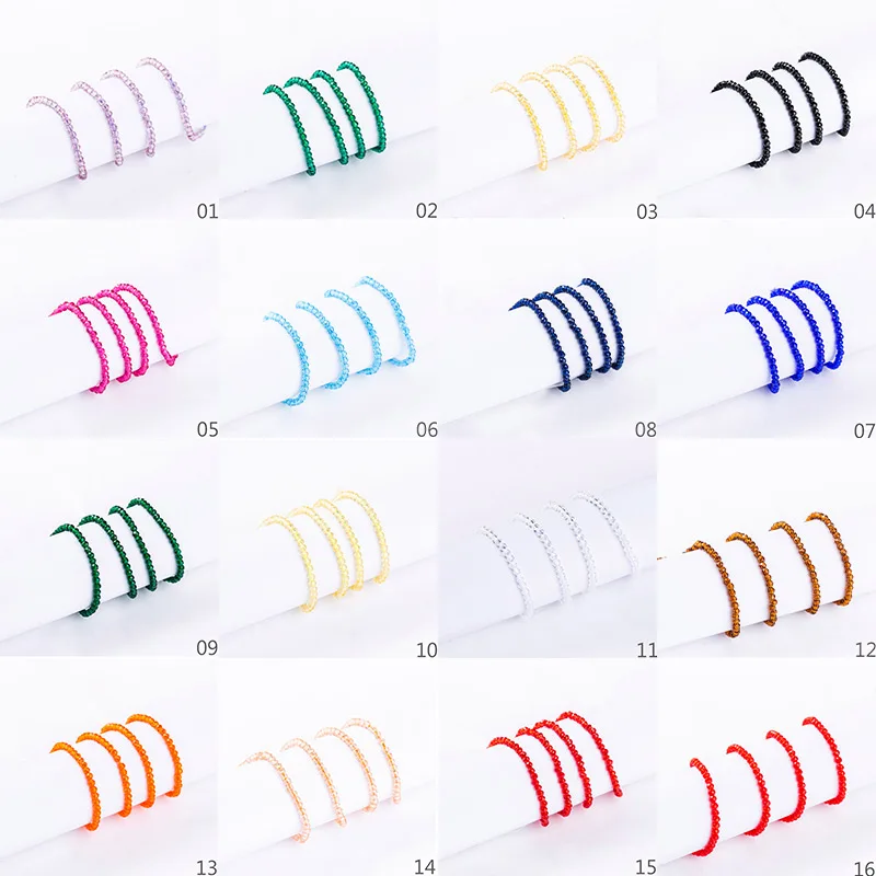 

Multicolor 2mm Rondelle Austria faceted Crystal Glass Beads Loose Spacer Round Beads for DIY Bracelet Jewelry Making Accessories