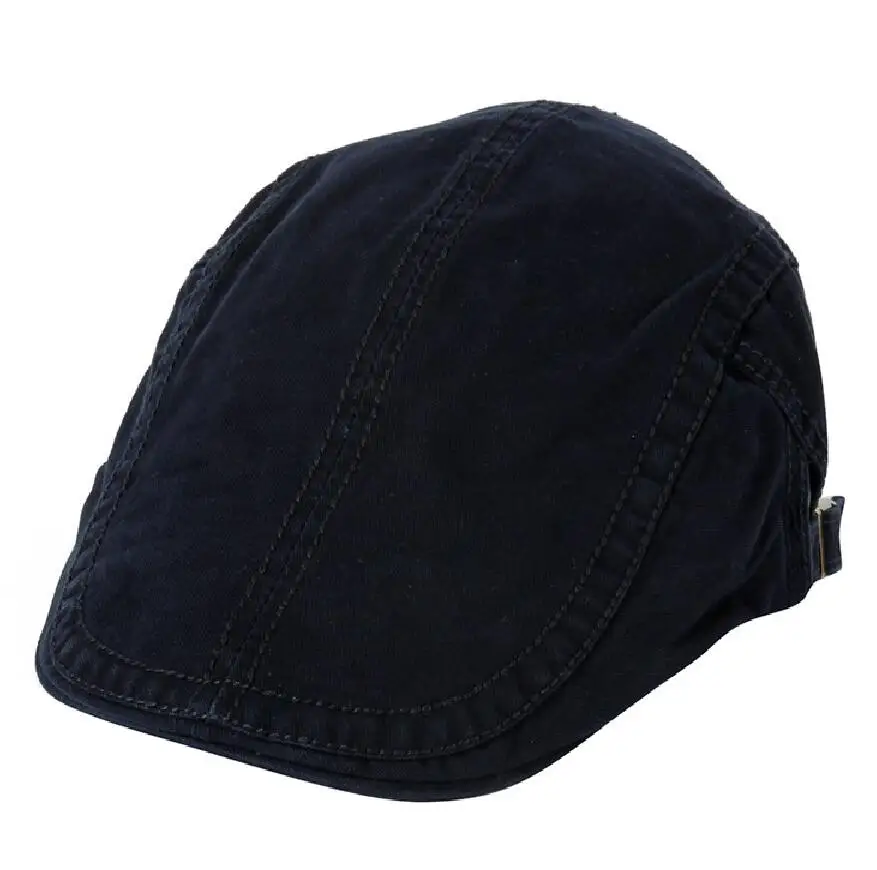 Men's Hat Berets Cap Golf Driving Sun Flat Cap Fashion Cotton Berets Caps for Men Casual Peaked Hat