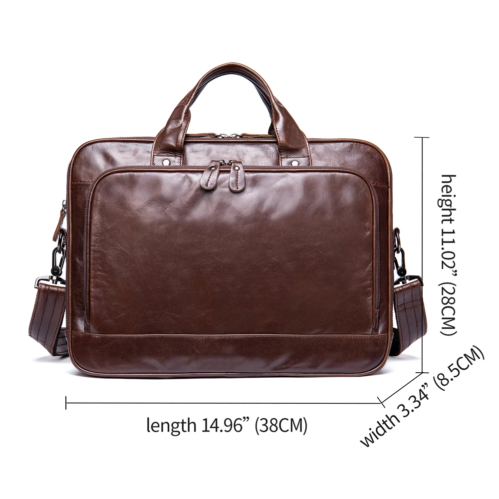 Портфель MVA из натуральной кожи для ноутбука мужские сумки мессенджеры через