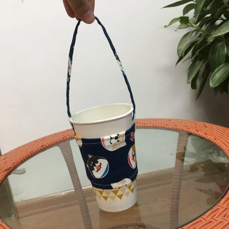 Экологически чистый пакет для напитков милый мультяшный Набор чайных чашек с