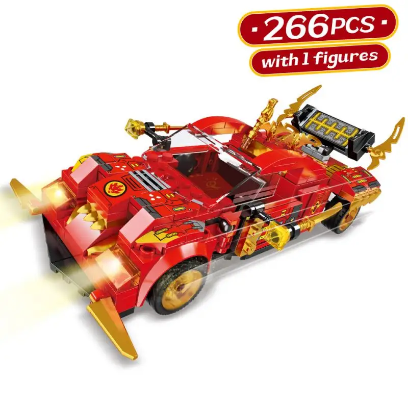 

266 шт., Детский конструктор «ниндзя»