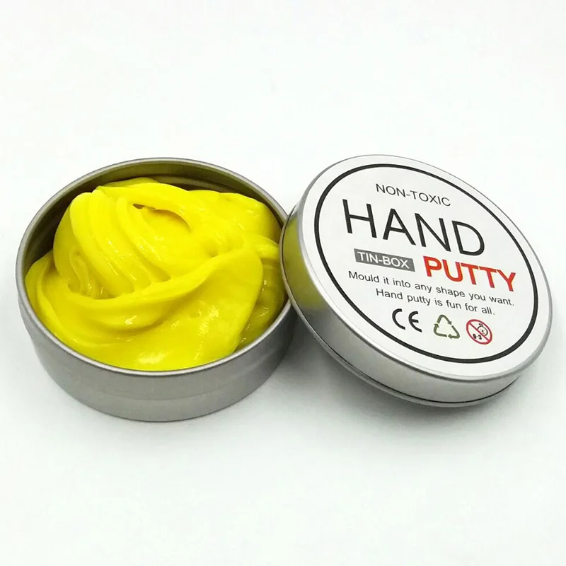 Темный в темноте Lizune светящийся слизью Играть Тесто резиновая грязь полимерные