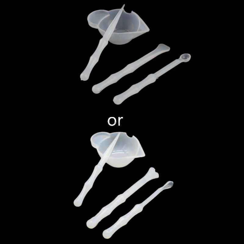 

1 Set UV Resin Mold DIY Casting Jewelry Tool Kit Including Silicone Cup Stirrers Spoon Tools