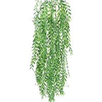 1pcs 94cm green hanging plant artificial plant willow wall home decoration balcony decoration flower basket accessories