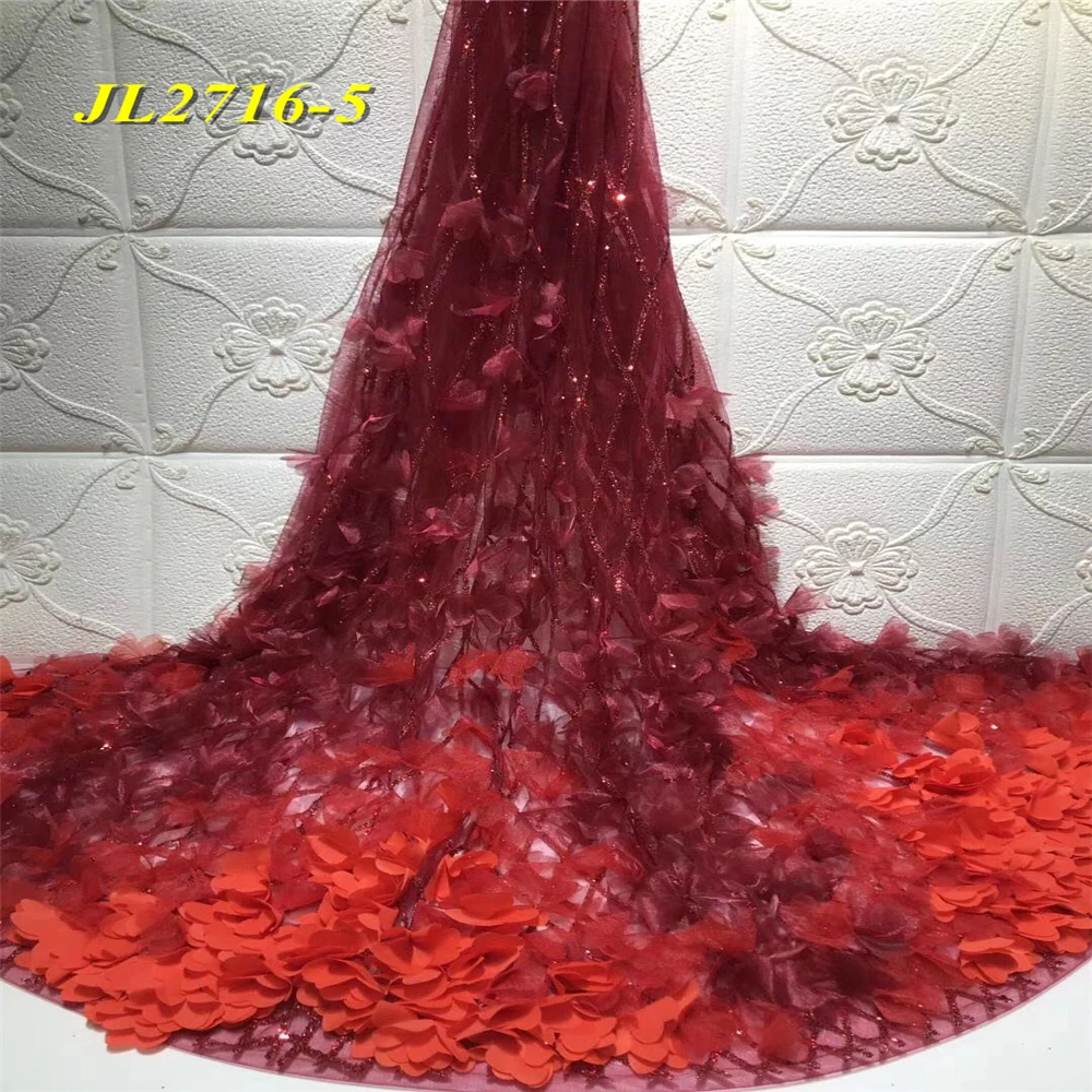 Очень красивая новейшая винно красная французская кружевная вышивка 5 ярдов