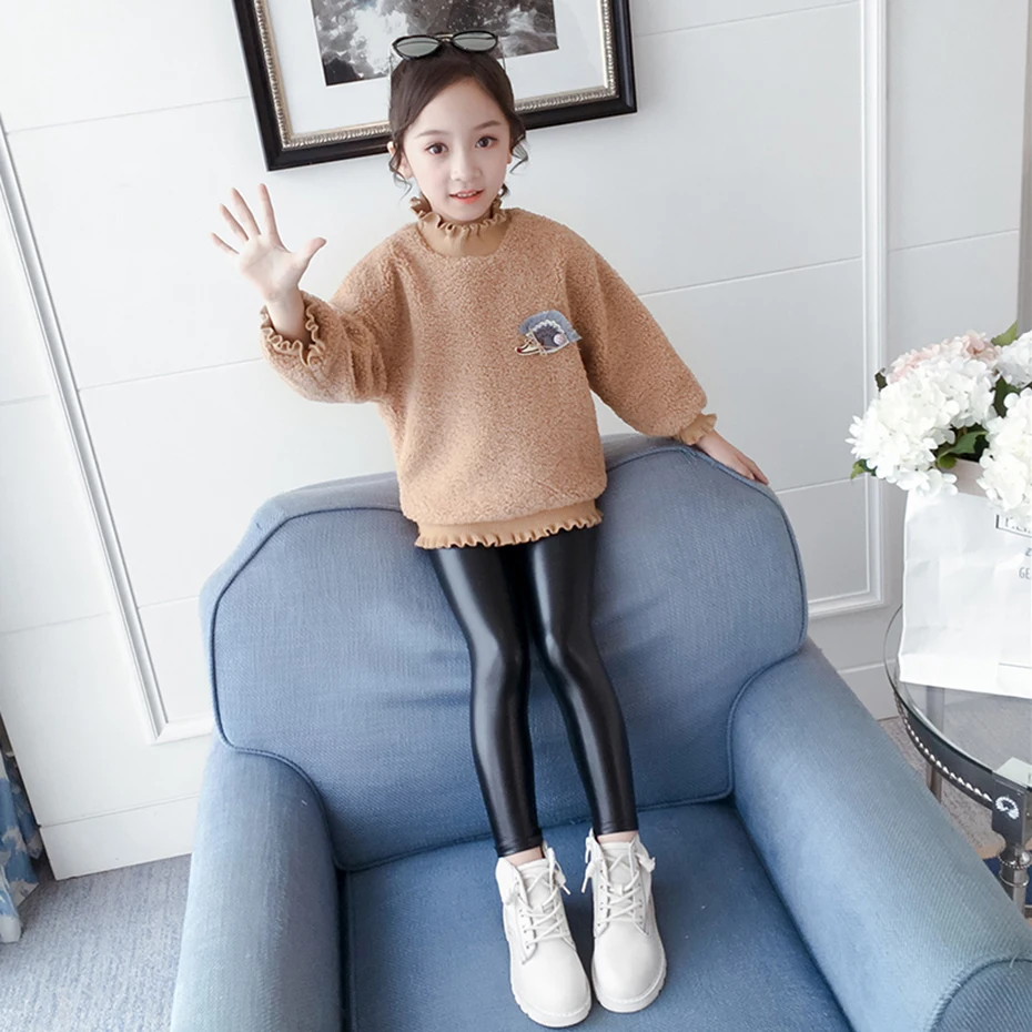 Детский свитер плиссированный для девочек детская верхняя одежда из плотного