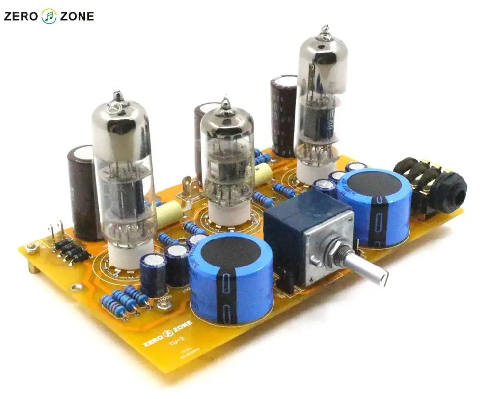 

GZLOZONE TU-2 Modified WCF 6N2+6N6 Tube Headphone Amplifier Board + ALPS Potentiometer