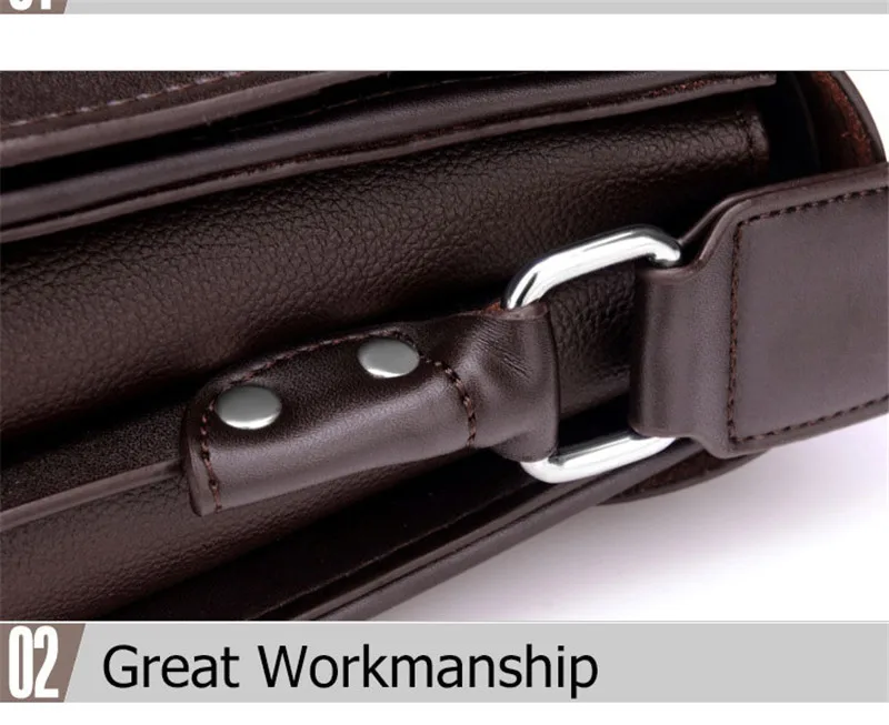 New Luxurious Men Messenger Bag Man Business Bag Crossbody Shoulder Bags Quality Brand Bag for Male Capacity Casual HandBag