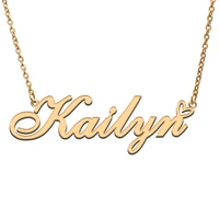 kailyn name tag necklace personalized pendant jewelry gifts for mom daughter girl friend birthday christmas party present