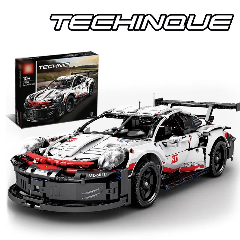 LEGOING technic Ultimate White Supercar Boy сборные строительные блоки игрушки|Блочные