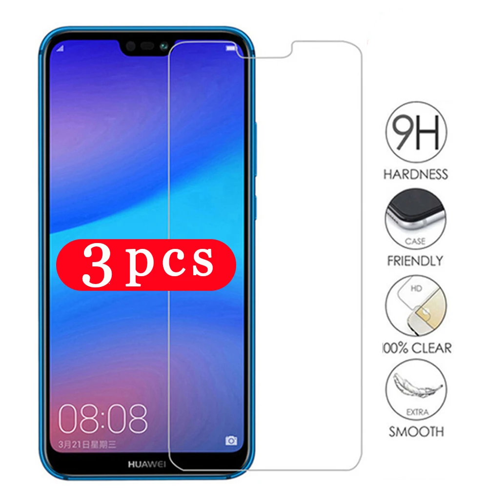 

3Pcs 9H tempered glass for huawei P20 P30 pro protective film P40 lite E P40 pro plus phone screen protector on glass smartphone