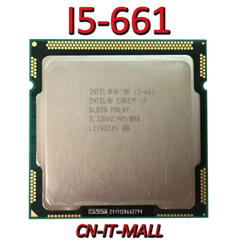 

Intel Core I5-661 CPU 3.33G 4M 2 Core 4 Thread LGA1156 Processor