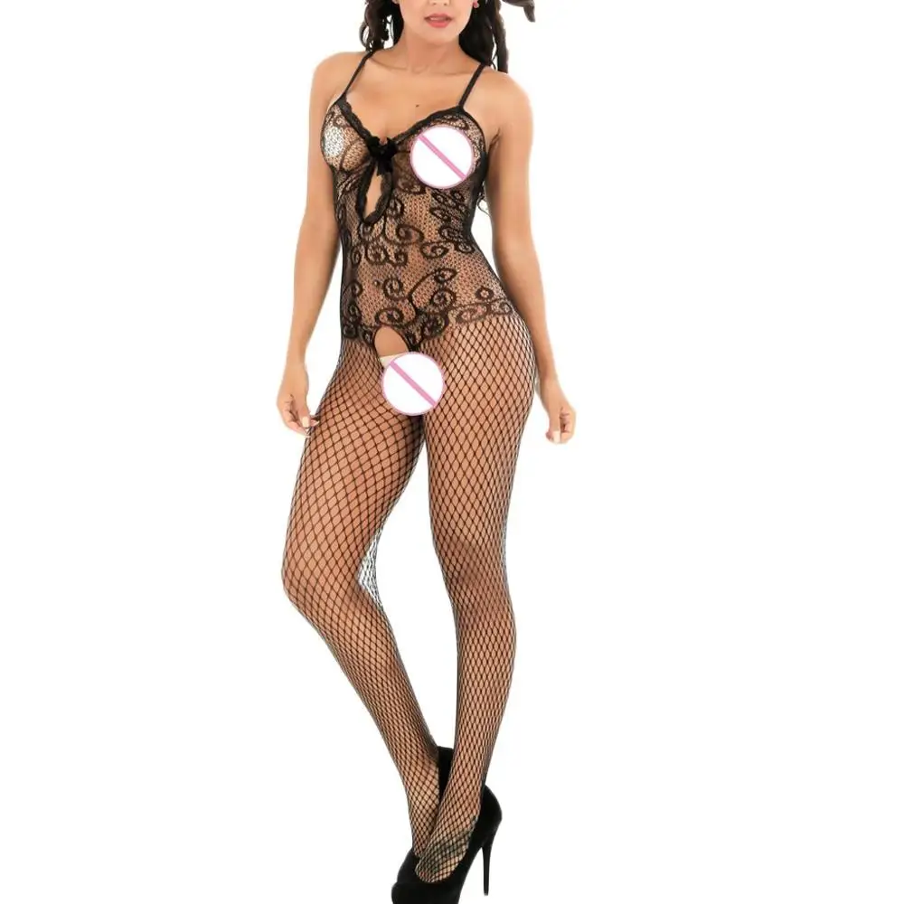 Для женщин Ажурные Гольфы женские нижнее сексуальное женское белье ночная