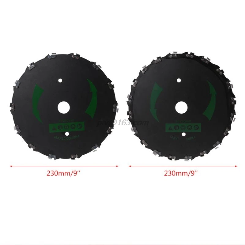 

9 Inch Heavy Duty Chain Saw Tooth Brushcutter Grass Blade for Electric Trimmer