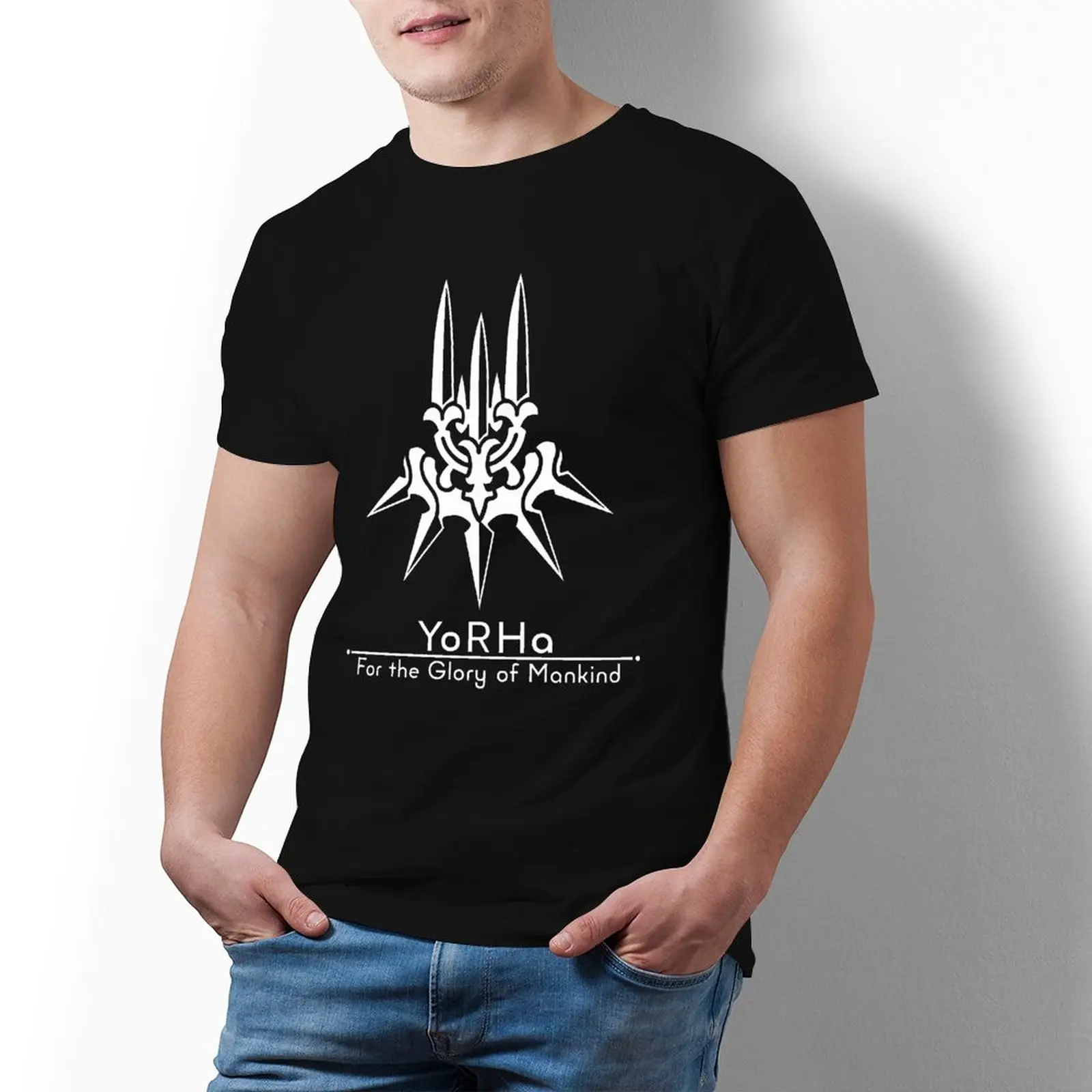 

Мужская футболка с короткими рукавами, из 100 хлопка, с принтом, размера плюс