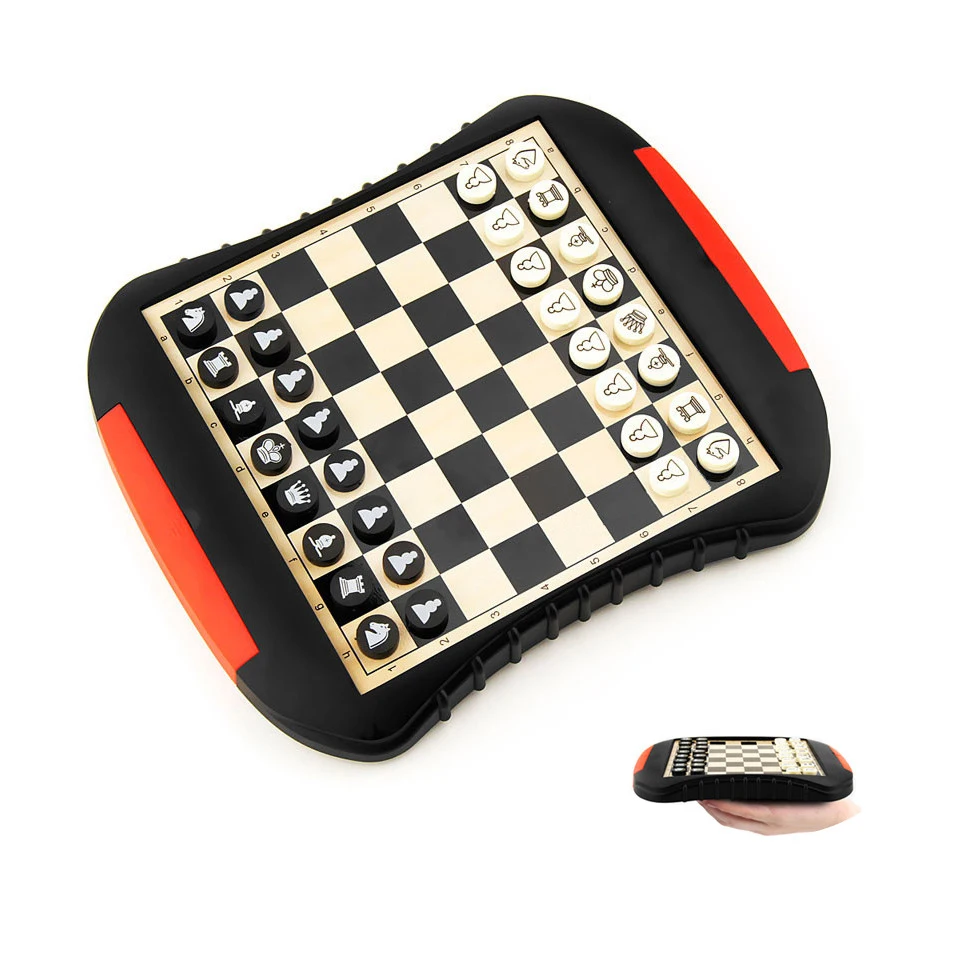 

Набор пластиковых шахматных фигур Chessman переносные шахматы, игра, магнитные шахматные фигуры, без складной коробки, шахматная доска, игрушки BSTFAMLY I30