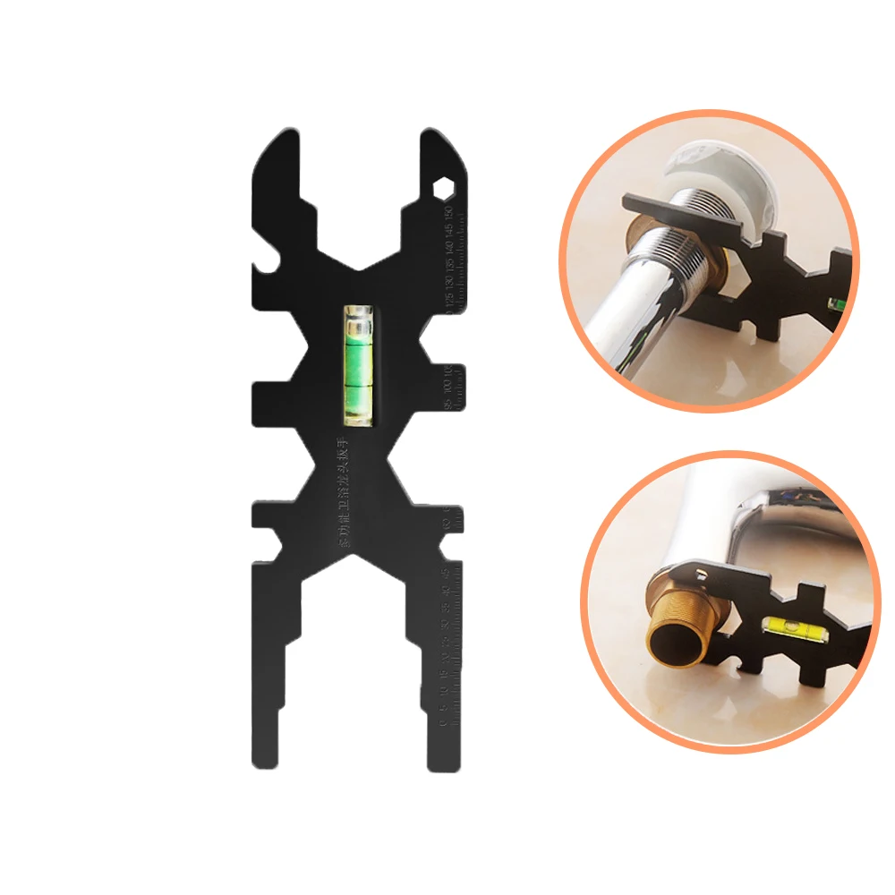 

15 In 1 Faucet Bubbler Wrench Hose Nut Valve Core Capping Bubblers Kitchen Bathroom Multifunctional Repair Tools