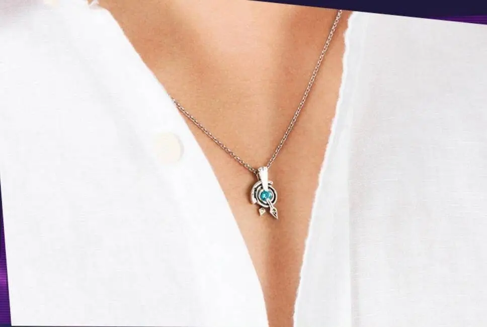 Anime NO GAME LIFE Dora Jibril Pendant Silver Necklaces Cosplay Props Jewelry Birthday Gift Necklace | Тематическая одежда и