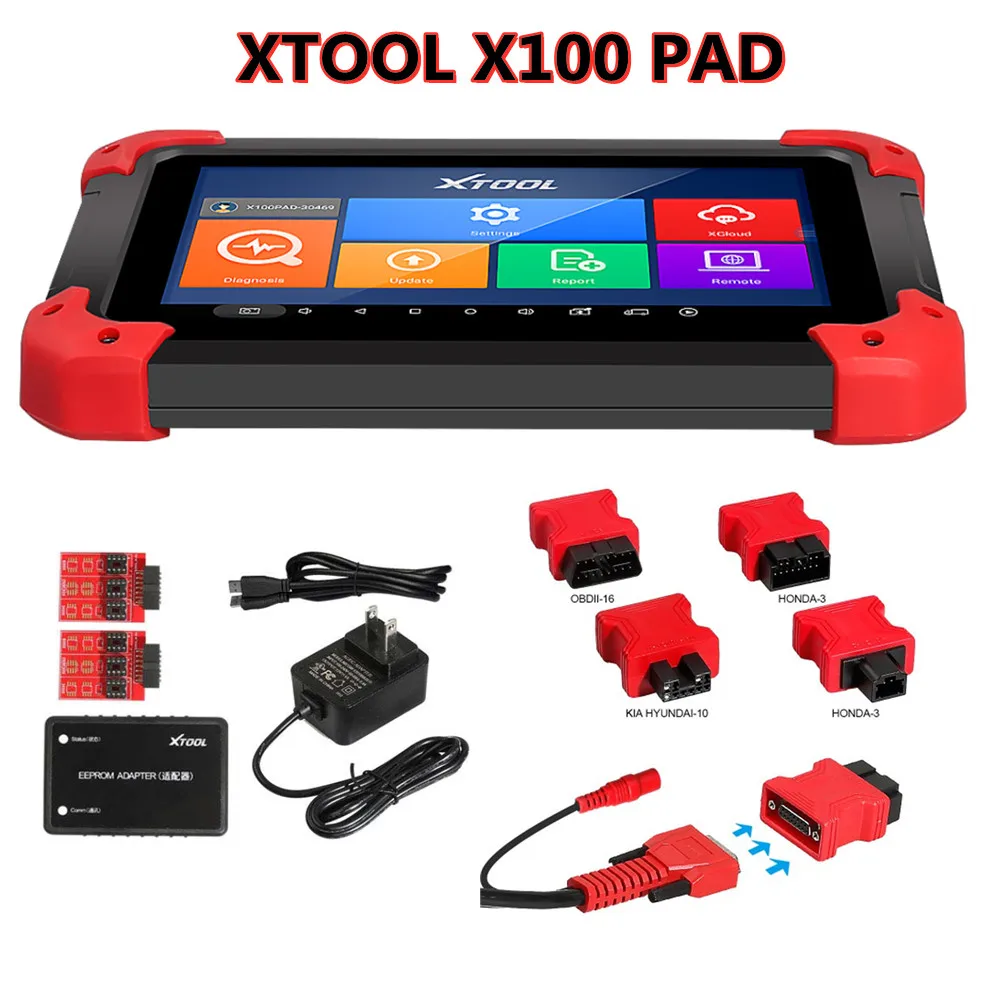 Новейший программатор XTOOL X100 PAD Key с инструментом для подставки под маслом и более
