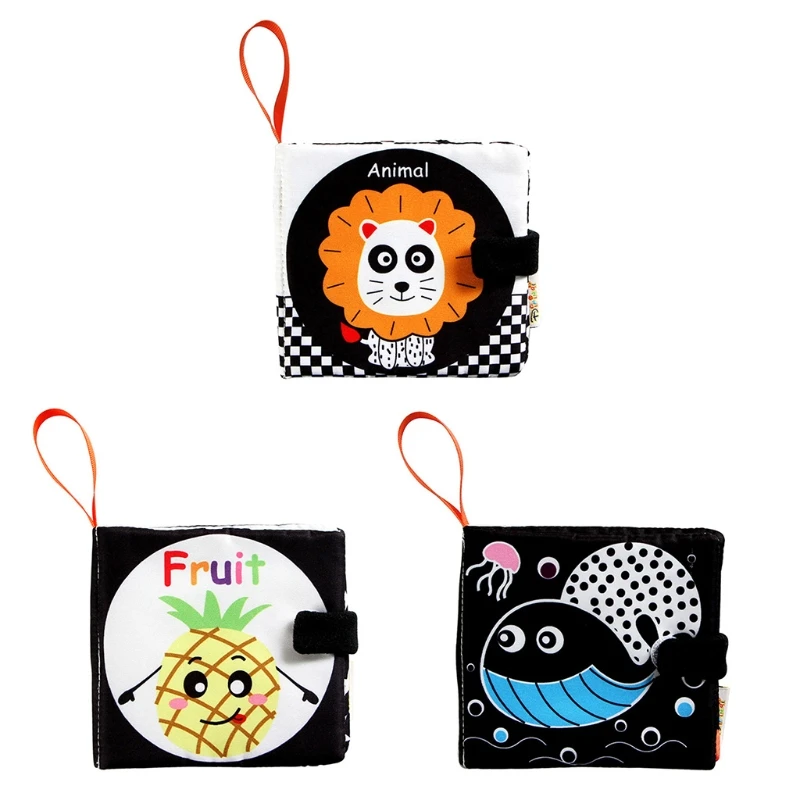 

Early Educational Cloth Book DIY Premium Quality Soft Books for Toddlers Interest Development Supplies Non-toxic Book