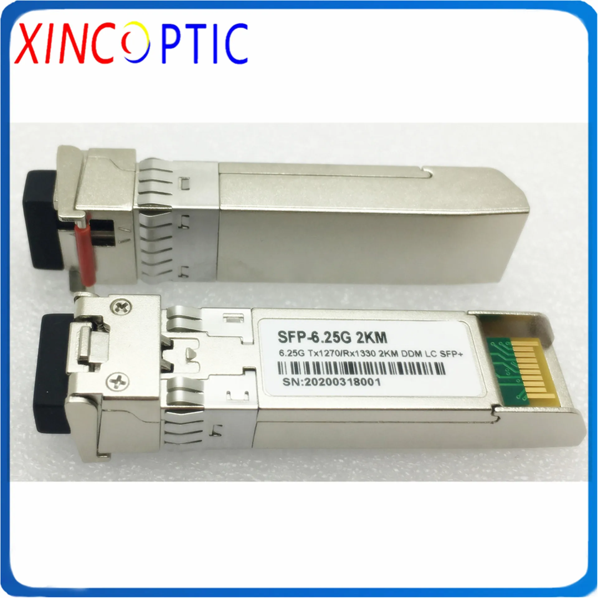 6G одноволоконный SFP + трансивер 6 25 Гбит/с 1310/1550нм 2 км WDM один режим SM BIDI DDM