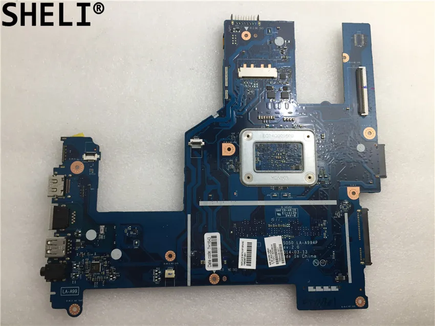 Материнская плата SHELI для ноутбука HP 15 R модель 788287 001 с процессором SR1YW