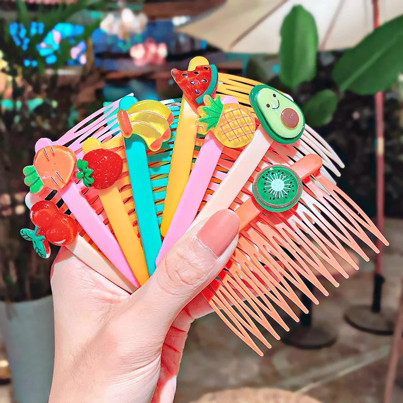 

5pcs/Set Children's Cute Cartoon Flower Hair Insert Comb Clips Kids Lovely Hairpins Clamp Bangs Headdress Girls Hair Accessories