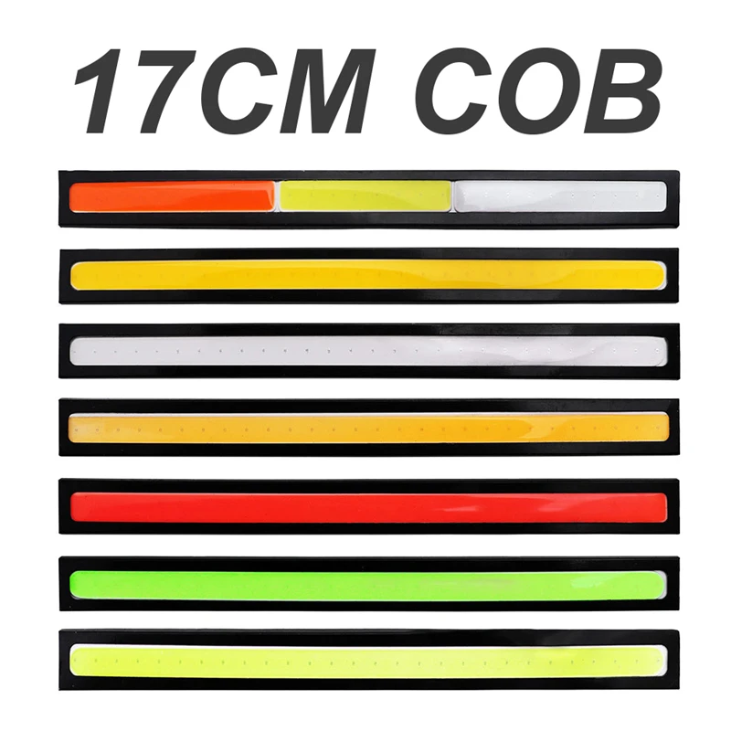 1 шт. Лидер продаж 17 см COB светодиодный автомобильный Автомобильные дневные ходовые огни время бега противотуманная фара для вождения Дневной светильник DC 12 В