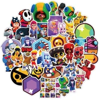 103050pcs 50pcs game anime figure printed stickers luggage laptop waterproof without leaving stickers kids leon christmas toy