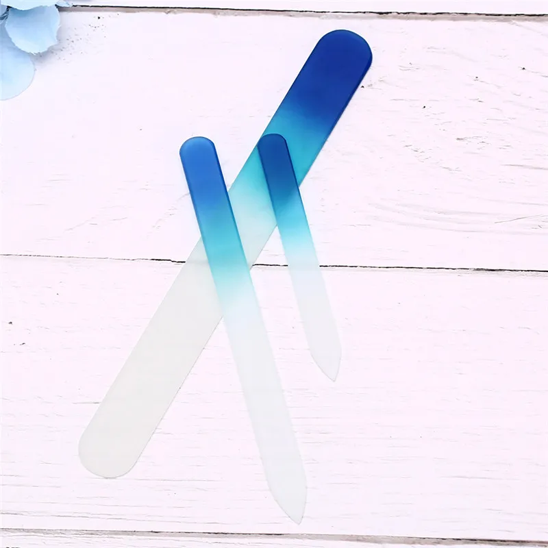 Прочная стеклянная пилка для ногтей 3 шт./компл. буферы косметический Маникюрный