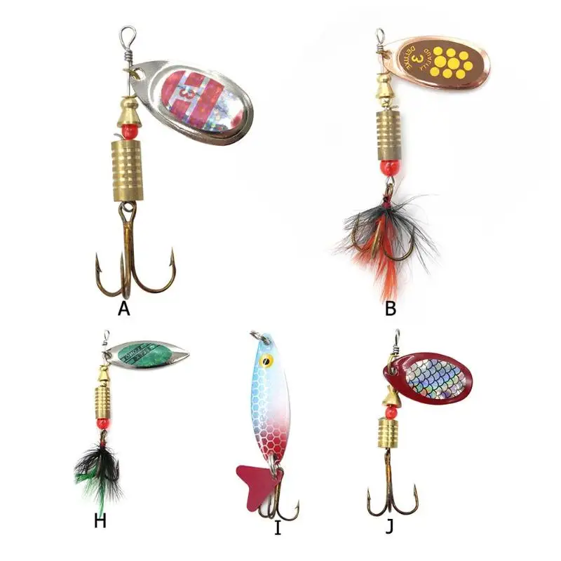 Спиннер ложка вращающийся 63 мм 7 г рыболовная приманка металлические блёстки