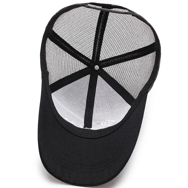 Кепка с вышивкой для мужчин и женщин Спортивная сетчатая бейсболка