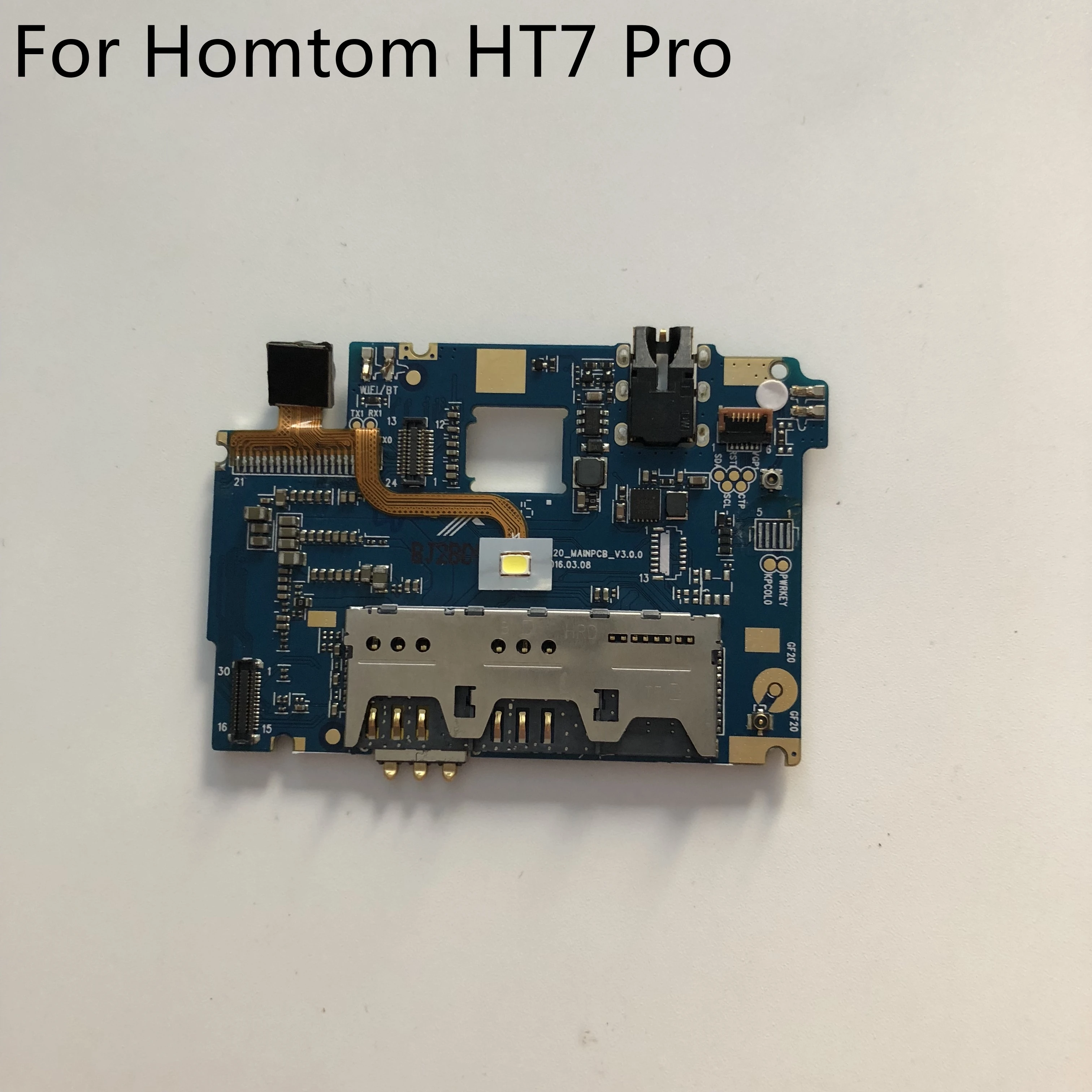 Б/у материнская плата 2G RAM + 16G ROM для HOMTOM HT7 Pro 5 &quotHD 1280x720 MTK6735P Quad Core Бесплатная