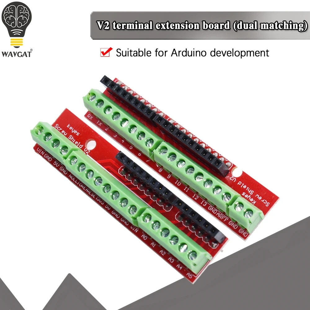 Плата расширения для кабинета Screw Shield V2 (двойная поддержка) arduino UNO R3|Интегральные