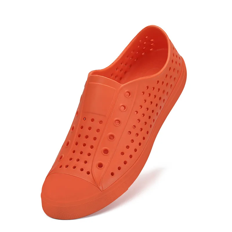 Мужские шлепанцы на резиновой подошве летние дышащие сандалии пляжные