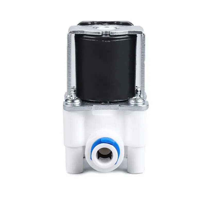 

Plastic Solenoid Valve 220V 1/4" Hose Pipe Quick Connection Water Purifier Drinking Fountain Pressure Controller Switch K3KA