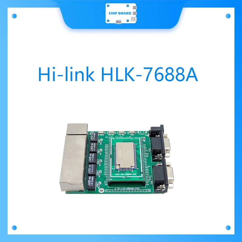 Hi Link HLK 7688A доска UART серийный Порты и разъёмы Wi Fi модуль SPI Беспроводной MT7688AN чип