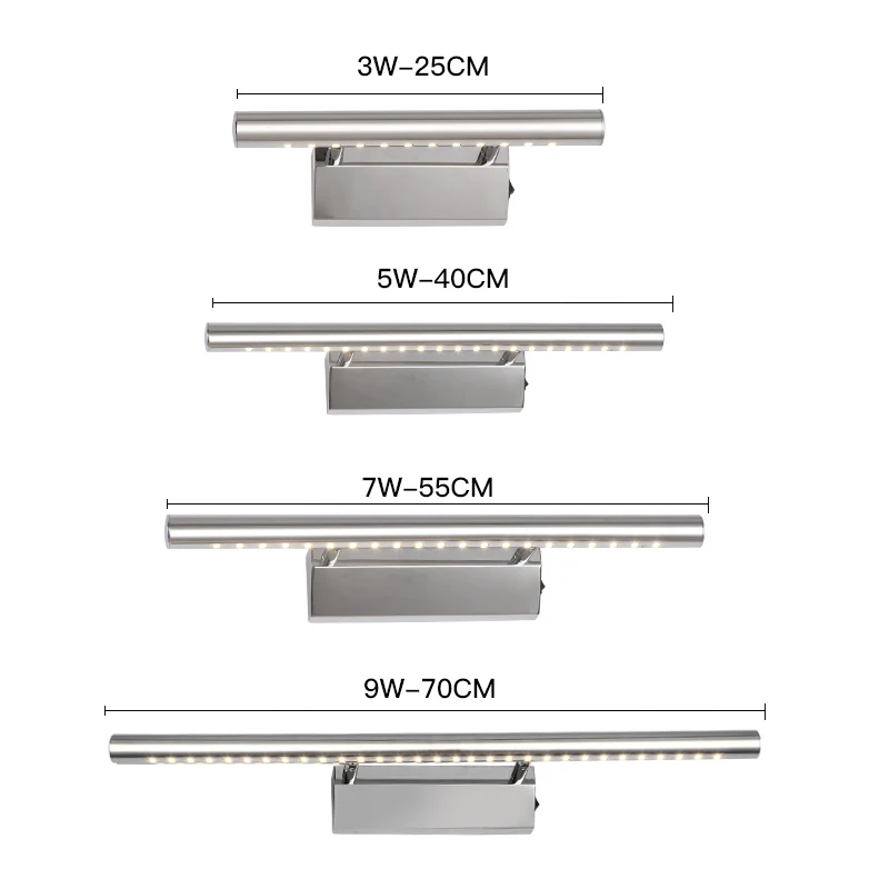 Лидер продаж светодиодный настенный светильник зеркало для ванной комнаты