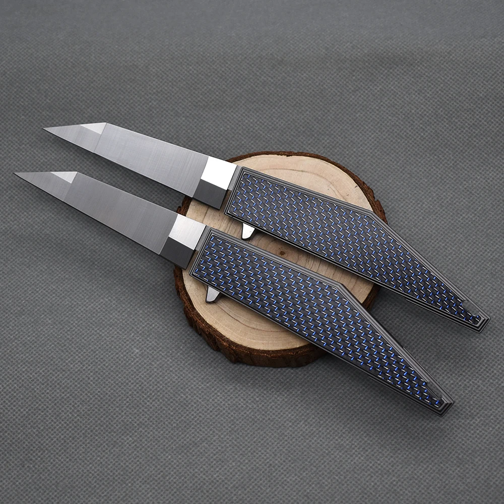 LUOKESI ножи M390 лезвие + ручка из углеродного волокна складной нож для выживания