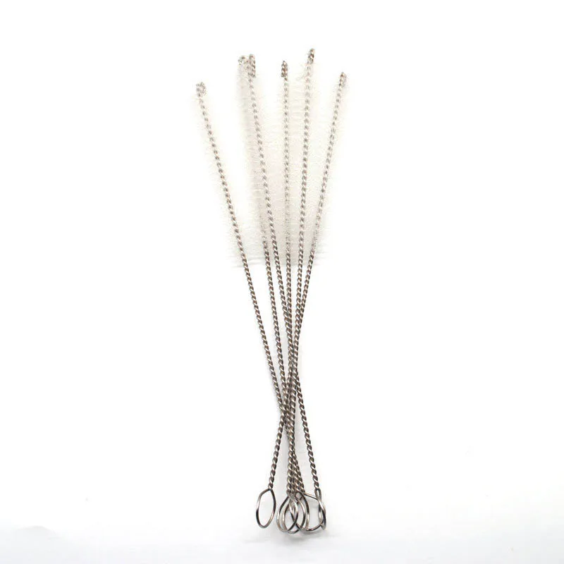 

1-3pcs/lot Brushes for Reusable Plastic Straws Eco-friendly Stainless Steel Straw Brush 20cm Fit for 6mm 12mm Diameter Straws