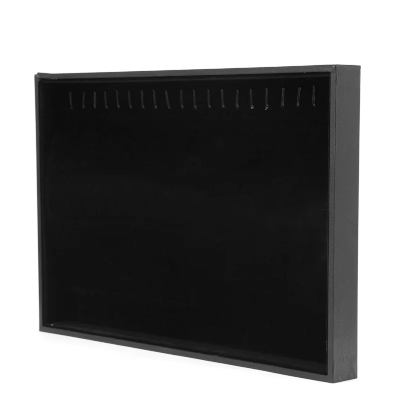 

Velvet Necklaces Pendants Chain Jewelry Display Tray Holder Case Storage Box NewDirect Transportation