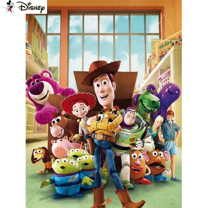 

Disney 5D Diamond Pattern Rhinestone Needlework Diy Diamond Painting Cross Stitch "Cartoon toy story" Diamond Embroidery A30935