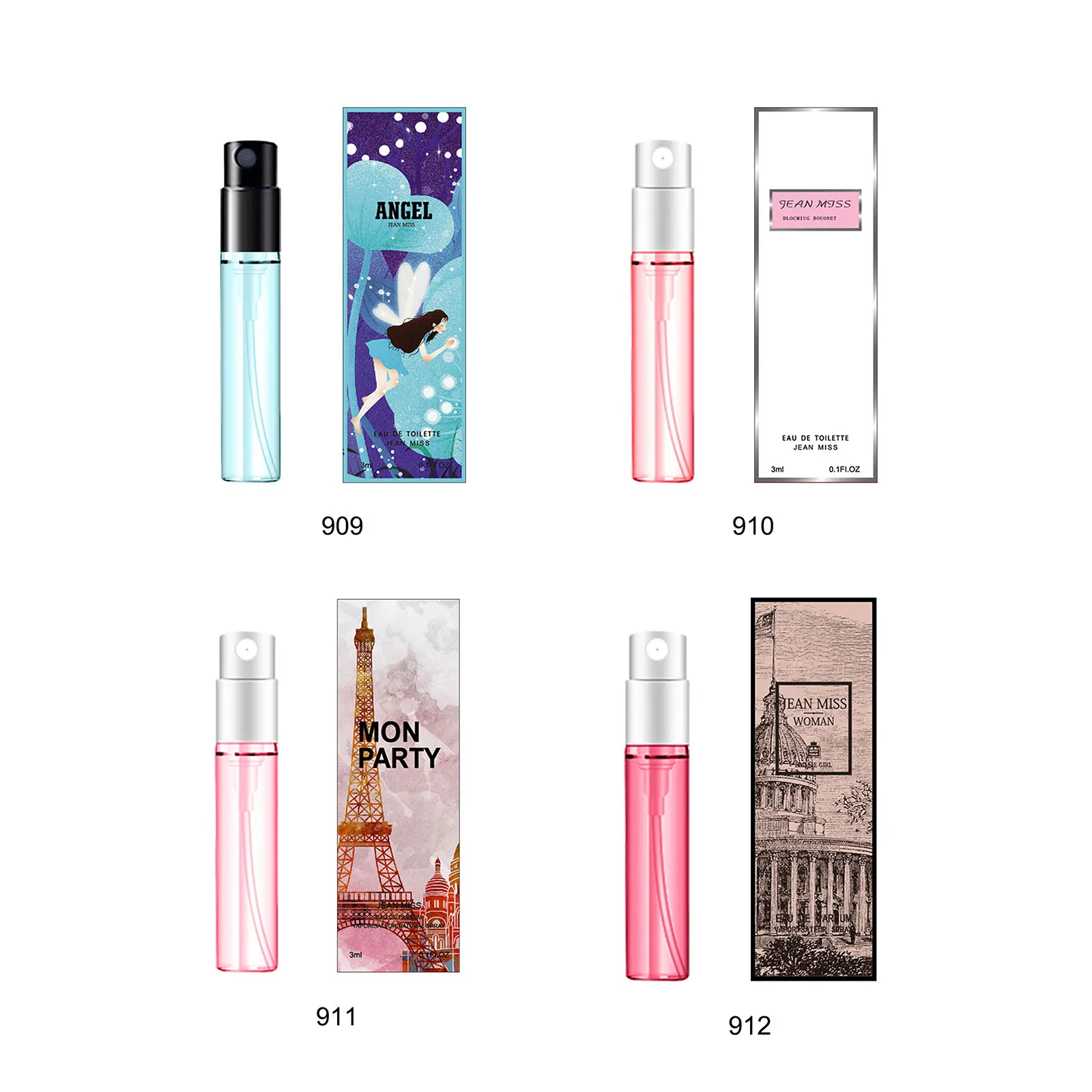 

1PC 3ml Hot Original Brand Pheromone For Women Men Atomizer Beautiful Packaging Fashion Lady Sample Long Lasting Taste