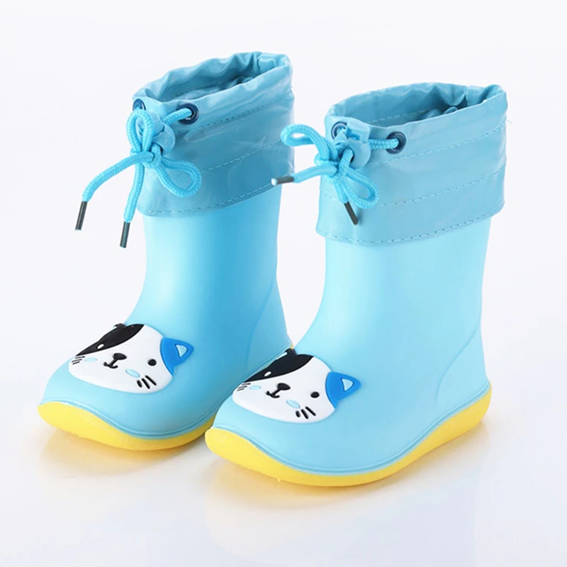 Детские непромокаемые сапоги детская водонепроницаемая обувь для дождя девочек