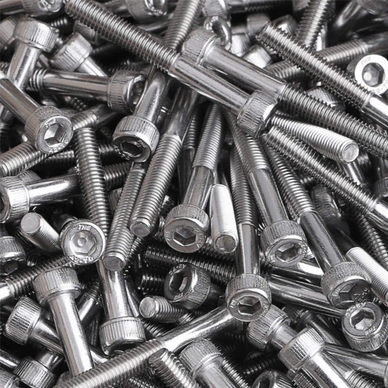 Винты с шестигранной головкой и полурезьбой из нержавеющей стали 304 1-10 шт. |